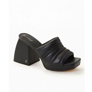Circus by Sam Edelman Marlie Platform Mule Heels Black Size 7